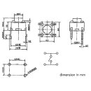 velleman - KRS0612 - Druckknopfschalter 6 x 6mm HÖHE...