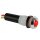 Seder Groupe - 12VCFR - Blinkende LED-Signalleuchte 12V rot - verchromtes Gehäuse