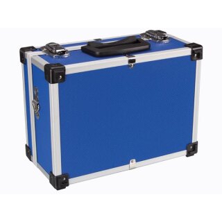 Perel - 1821-BL - Werkzeugkoffer, Aluminium, 320 x 230 x 150 mm, blau
