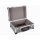 Perel - 1821-G - Werkzeugkoffer, Aluminium,  320mm x 230mm x 150 mm, grau