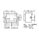 Velleman - 2070120M - Printtransformator 12VA 2 x 7.5V /...