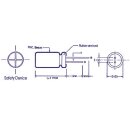 Velleman - 220J0E - Elko Radial 220µF / 35V