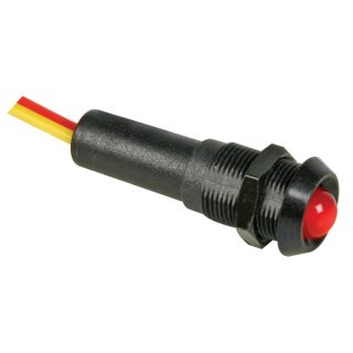 Seder Groupe - 5VBR - LED-Signalleuchte 5V rot/schwarzes Gehäuse