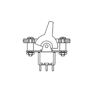 Velleman - 8015A3 - Kipphebelschalter - PCB - Vertikal - SPDT Ein-(Ein)