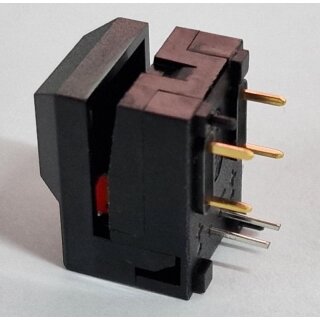 Velleman - 86A251 - DIP-Drucktaster Digitast - schwarze Kappe - rote LED