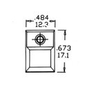 Velleman - 86A251 - DIP-Drucktaster Digitast - schwarze Kappe - rote LED