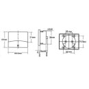 ANALOGES EINBAU-STROMMESSGERÄT 10 A DC / 60 x 47 mm