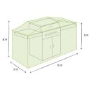 Perel Tools - BBCW155 - Grill-Schutzhülle - 155 cm