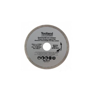 Toolland - BD20125 - Diamant-Trennscheibe - 125 mm - Kontinuierlich