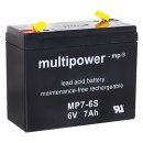 Multipower - MP7-6S - 6 Volt 7000mAh Pb