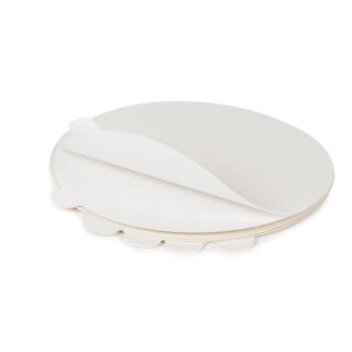 Klebefolie für BP-GIKLED09 - 5-tlg., rund, weiß