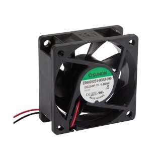 Sunon - BSS24/60 - Lüfter 24VDC Gleitlager 60 x 60 x 25mm