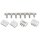 Velleman - BTWS1X4 - Platte zum Kabelsatz, 25 SETS, 4-Polig - EOL