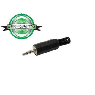 Velleman - CA002 - 2.5mm-Stereo-Klinkenstecker - Kunststof, Schwarz