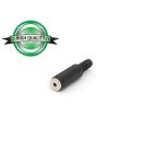 2,5 mm-STEREO-KLINKEN-BUCHSE - KUNSTSTOFF, SCHWARZ