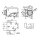 Velleman - CA017 - 3.5mm-Stereo-Klinkenbuchse - Vernickelt, Chassismontage - EOL