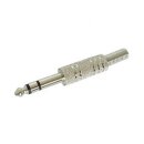 Velleman - CA022 - 6.35mm-Stereo-Klinkenstecker - Vernickelt