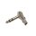 Velleman - CA026 - 6.35mm-Stereo-Winkelstecker - Vernickelt