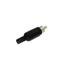 Velleman - CA047B - Cinch-Stecker - Schwarz