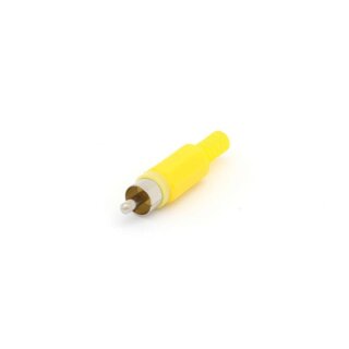 Velleman - CA047Y - Cinch-Stecker - Gelb