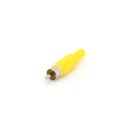 Velleman - CA047Y - Cinch-Stecker - Gelb