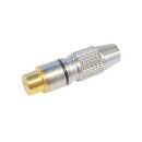Velleman - CA058B - Cinch-Buchse - Vergoldete Spitze -...
