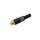 Velleman - CA062W - Cinch-Buchse - Vergoldete Spitze - Shwarzes Metallgehäuse - Weiß