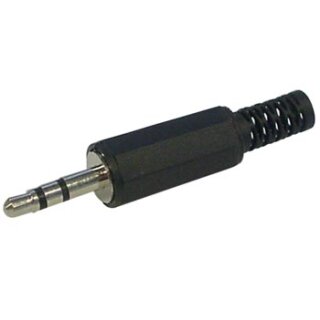 Velleman - CA111 - 3.5mm-Stereo-Klinkenstecker - Kunststoff, Schwarz