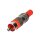 Velleman - CA116R - Cinch-Stecker - Vernickelt - Rot