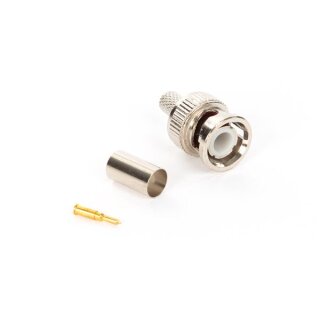 Velleman - CBNC34B - BNC-Crimpstecker RG59/U, 3 teil