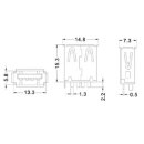 Velleman - CC088B - USB-Buchse Typ A, "Single...