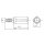 Velleman - CD013H -  DC-Buchse 2,1 mm x 5,5mm - kunststoff