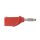 BANANENSTECKER 4mm STECKBAR - ROT