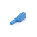 BANANENSTECKER 4 mm IEC1010 STECKBAR - BLAU