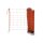 OviNet 90 cm, single prong, orange, red posts, electrif, 50 m