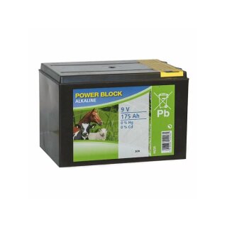 Dry battery Alkaline, 9 V, 175 Ah, big case
