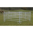 Fence panel without gate 2,4 m galvanized, height: 1,70 m