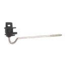 Offset rope insulator, 22 cm support, 10 pcs