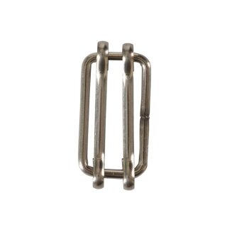 Tape connector stainless steel up to 20 mm tapes, 5 pcs/bl.