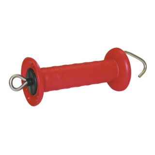 Corral - COR44944 - Gate handle Premium red, with hook, stainless steel