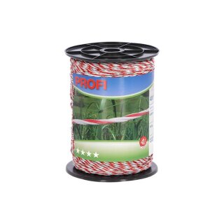 Poly wire Profi 400 m, white/red, 6x0,30 TriC