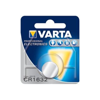 Varta - CR1632 - 3 Volt 135mAh Lithium - Knopfzelle - lose