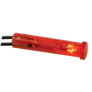 KONTROLL-LAMPE - RUND - ROT- 220 V - 7 mm