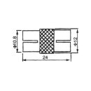 Velleman - CV022 - 2 x PAL-Buchse, Metall