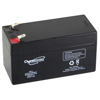Bleiakku - 12 Volt 1300mAh Pb - 96.5 x 45 x 59 mm