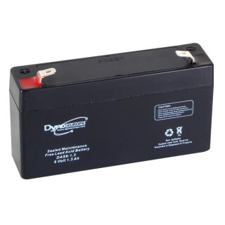 Dyno - DAS6-1.3 - 6 Volt 1300mAh Pb