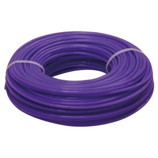Toolland DC30010 Trimmerschnur 3 mm 100 m Nylon Lila für Rasentrimmer
