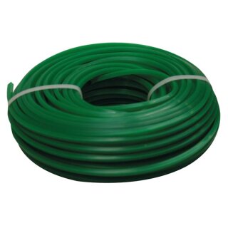 Toolland DC32010 Trimmerschnur 3,2 mm 100 m Nylon Grün für Freischneider