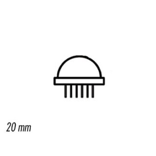 LED Rot Diffus 20 mm | Großformat LED DLC-6SRD