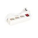 Perel EB3S-G 3-fach Steckdosenleiste mit Schalter 1,5 m |...